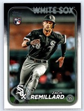 2024 Topps #222 Zach Remillard RC - Chicago White Sox