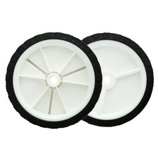 2x Gummirad 150mm 12,8mm Achsdurchmesser Bollerwagen