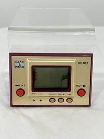 1981 Nintendo Game&Watch HELMET NICE CONDITION WITH NICE BOX WORKS GREAT