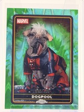 2025 Topps Marvel Deadpool Chrome Dogpool Green Lava /150
