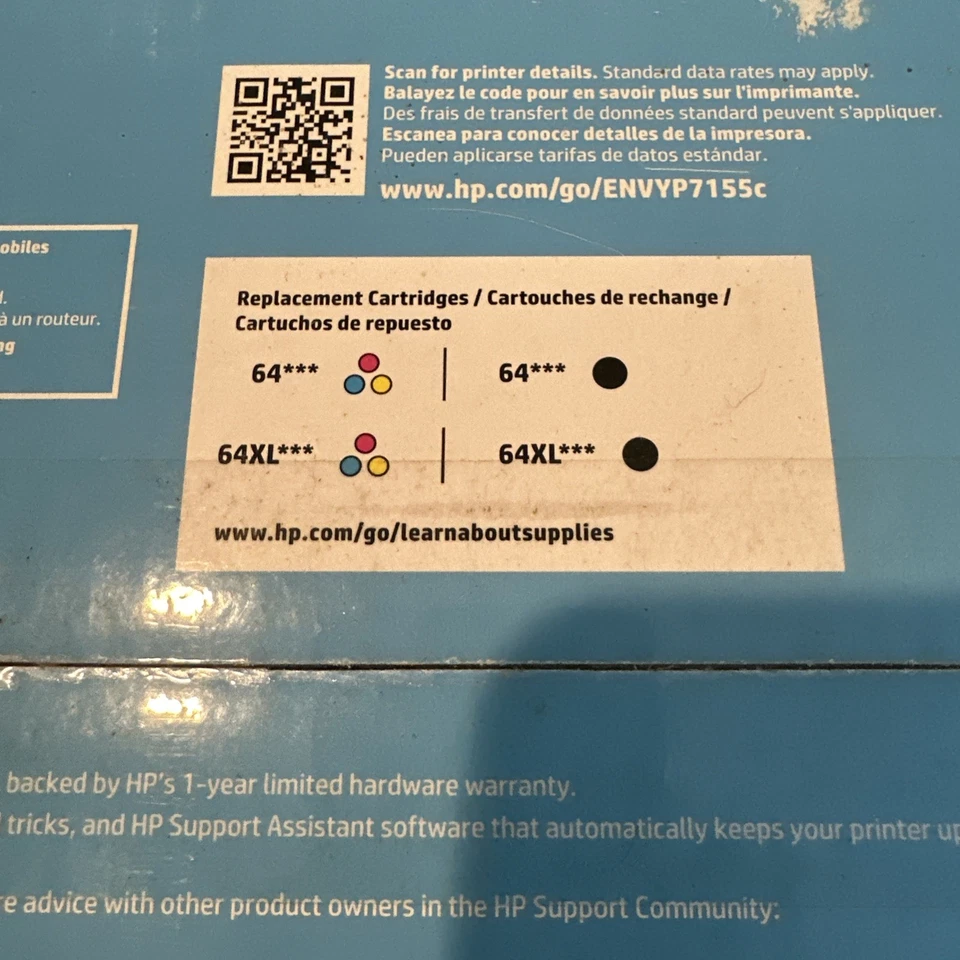 HP ENVY Photo 7155 Wireless All-in-One Color Thermal Inkjet Photo Printer - Image 3 of 4