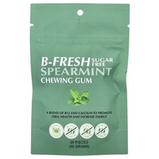 Chewing Gum, Sugar Free, Spearmint, 25 Pieces 50 g
