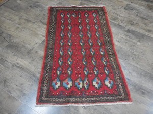 Authentic Vintage Turkish Rug,Geometric Adana Turkish Rug 2.6x4.2 Ft