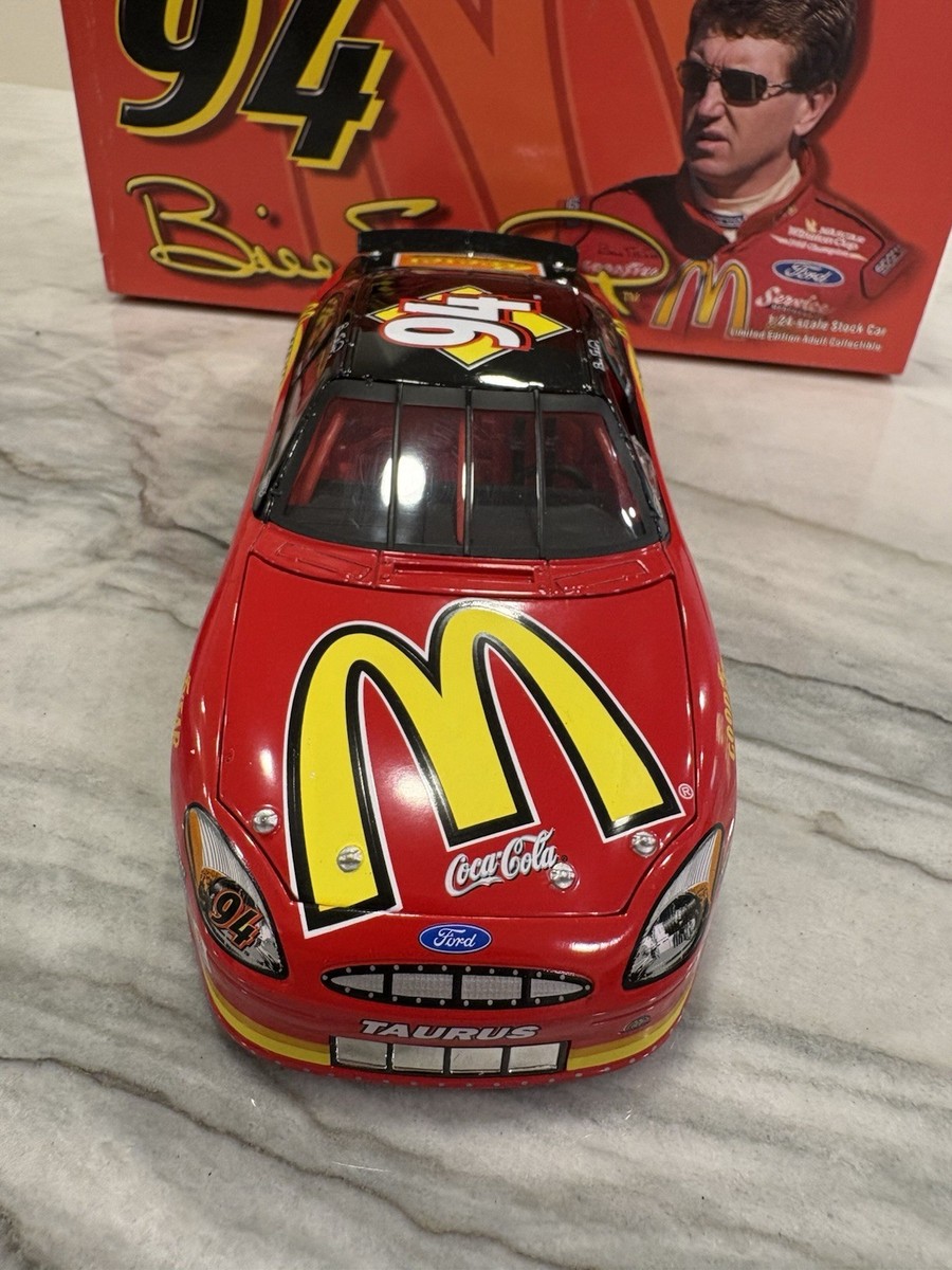 Bill Elliott 2000 McDonald's Nascar 1/24 Diecast Action Ford