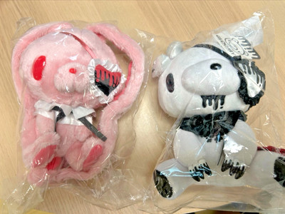Gloomy Bear White & All Purpose Bunny Pink Set Plush Eye patch ver. Official