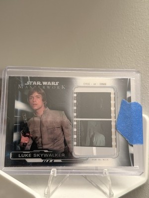 Topps Star Wars Masterwork Luke Skywalker Film Cell Relic 1/1 Crazy Rare   