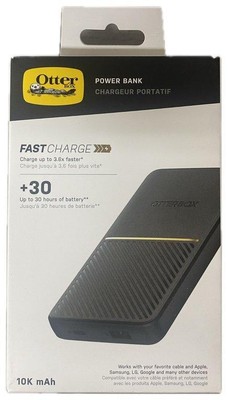OtterBox Powerbank 10.000 mAh USB-A & USB-C 18W Schwarz
