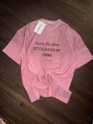 Acne Studios Stockholm 1996 Pink Distressed T-Shirt
