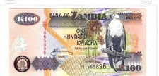 Zambia 100 Kwacha Banknote 2006 UNC CI/03 1865896