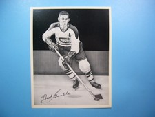 1945/54 QUAKER OATS NHL HOCKEY PHOTO DICK GAMBLE SHARP!! MONTREAL CANADIENS
