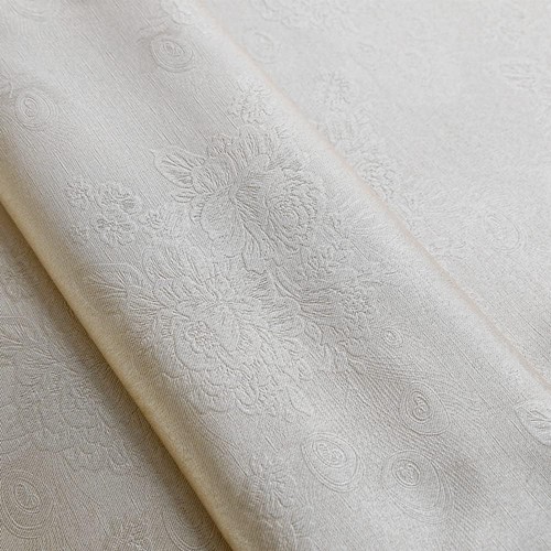 2 Panels Luxury Beige Embroidery Double Layer Curtains for Living Room Europe... - Picture 4 of 7