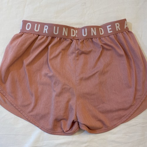 Under Armour Play Up 3.0 Loose Twist Shorts 3” Light Pink Women’s Size Medium - Picture 6 of 7