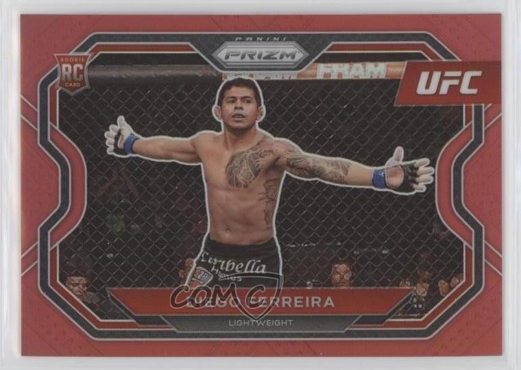 2021 Panini Prizm UFC Red Prizm 29/275 Diego Ferreira #164 8nl
