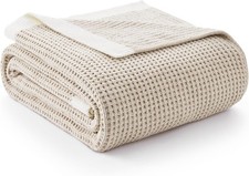 Chenille Throw Blanket, Soft Cozy Waffle Throw for Couch Sofa