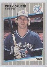 1989 Fleer Kelly Gruber #234 0w8