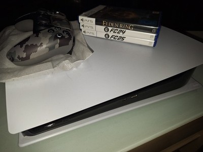 Sony PlayStation 5 Blu-Ray Edition 825GB 4K Weiß/Schwarz mit Controller