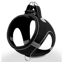 Hundegeschirr Reflektierend Air-Mesh Brustgeschirr Xxs Schwarz