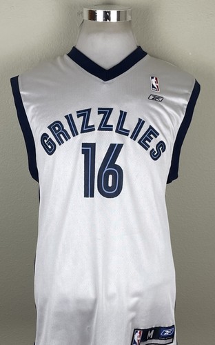 Memphis Grizzlies Pau Gasol Reebok Basketball Jersey Men’s Size Medium Mint!!