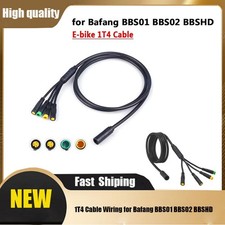 1T4 Cable Wiring Harness for Bafang BBS01 BBS02 BBSHD Extension Cable HAU