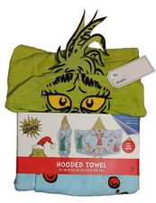 Dr. Seuss’s The Grinch Kid Hooded Towel 24” X 50”