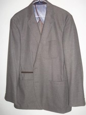 BA297- BNWOT Hart Schaffner Marx POLY BLEND CASUAL BLAZER - Surgeon Cuffs - 46R