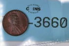 1944-D BROWN COLOR TONED BU 1c LINCOLN WHEAT BACK WHEATIE CENT PENNY RAW-3660