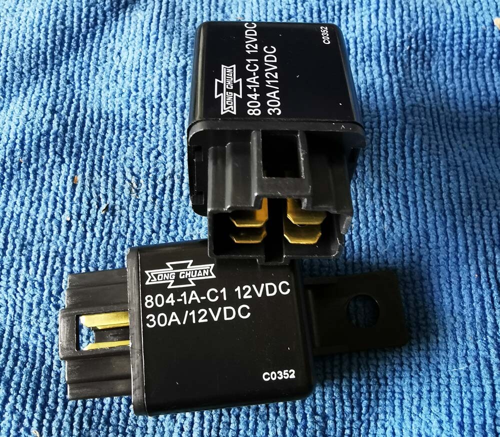 10PCS ORIGINAL 804-1A-C1 12VDC SONG CHUAN Power Relay 4pins | eBay