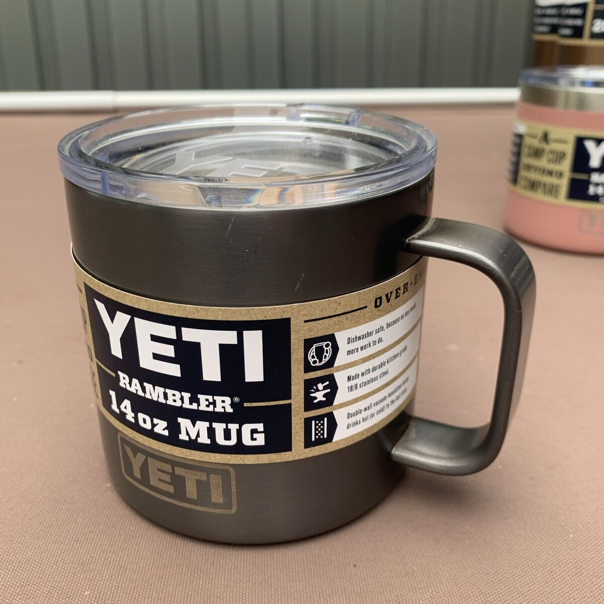 New Yeti 14 Oz Mug Graphite Limited Release Color SCRATCH New Yeti 14 Oz Mug Graphite Limited Release Color SCRATCH