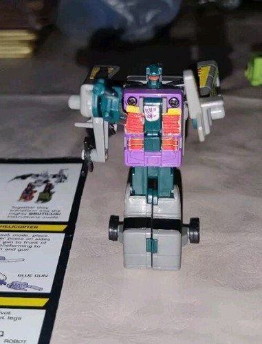 G1 1990 Transformers Combaticons - Onslaught + Vortex + Brawl + Blast Off + Card - Picture 10 of 22