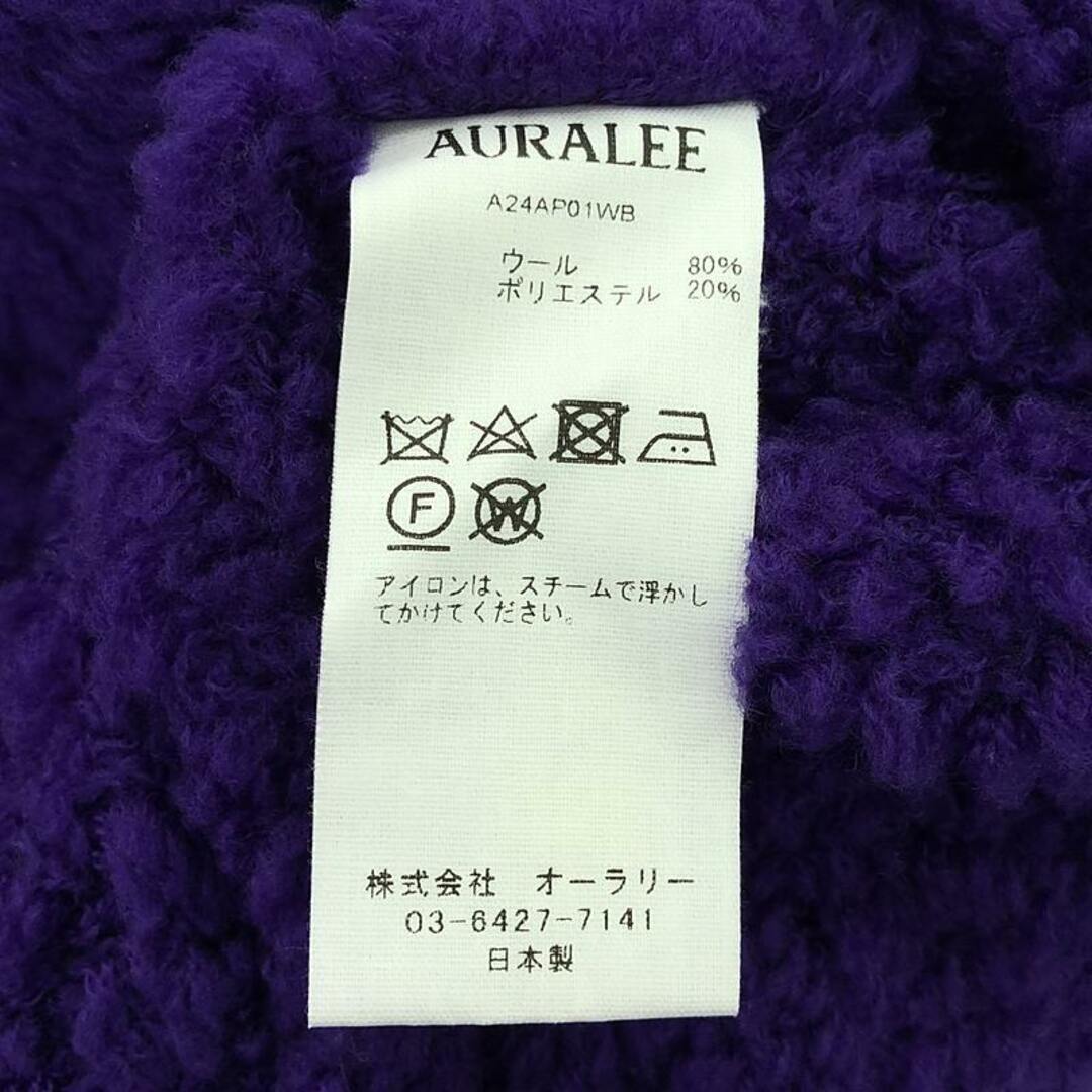 AURALEE 2024AW MERINO WOOL BOA KNIT HALF ZIP P O PULLOVER 4 AURALEE 2024AW MERINO WOOL BOA KNIT HALF ZIP P O PULLOVER 4