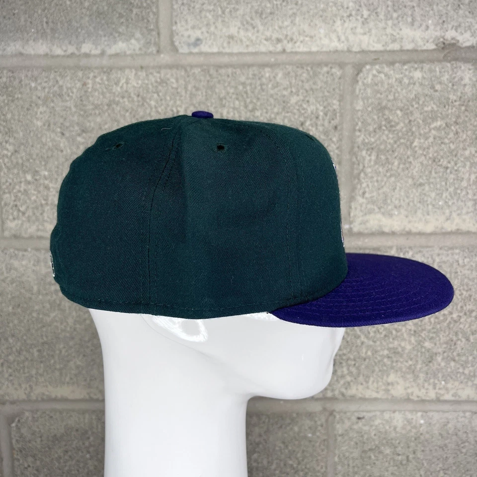 VTG 1990s Augusta Greenjackets MiLB Fitted Hat New Era 5950 Size 7 5/8 - Image 4 of 4