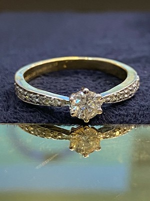 Bague De Mariage En Or Rose 18K - Diamants Ronds 0.43 Ct, Taille 54, Neuve Avec étiquettes