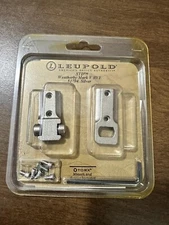 Leupold 51704 Reversible Front 2-Piece Base For Weatherby Mark V Silver Finish