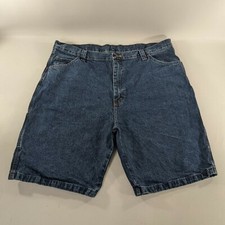 Wrangler Carpenter Blue Denim Jean Shorts Mens Size 42