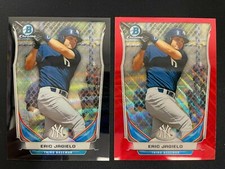 ERIC JAGIELO 2014 BOWMAN CHROME DRAFT TOP PROSPECTS RED & BLACK WAVE - *1059