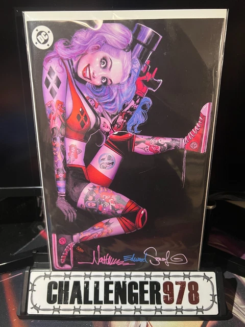 HARLEY QUINN #49 Nathan Szerdy SIGNED VIRGIN w/ COA