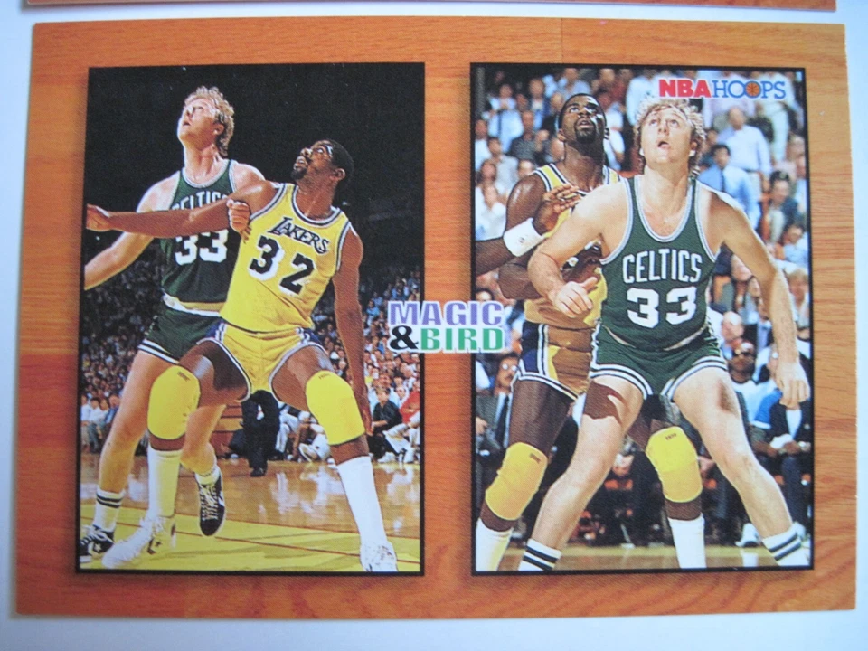 1993-94 SKYBOX NBA Hoops MB1 LARRY BIRD MAGIC JOHNSON 2 Card Lot HOF - Image 3 of 4