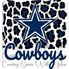 Sublimation Transfer Print Dallas Cowboys Ready To Press Heat Transfer