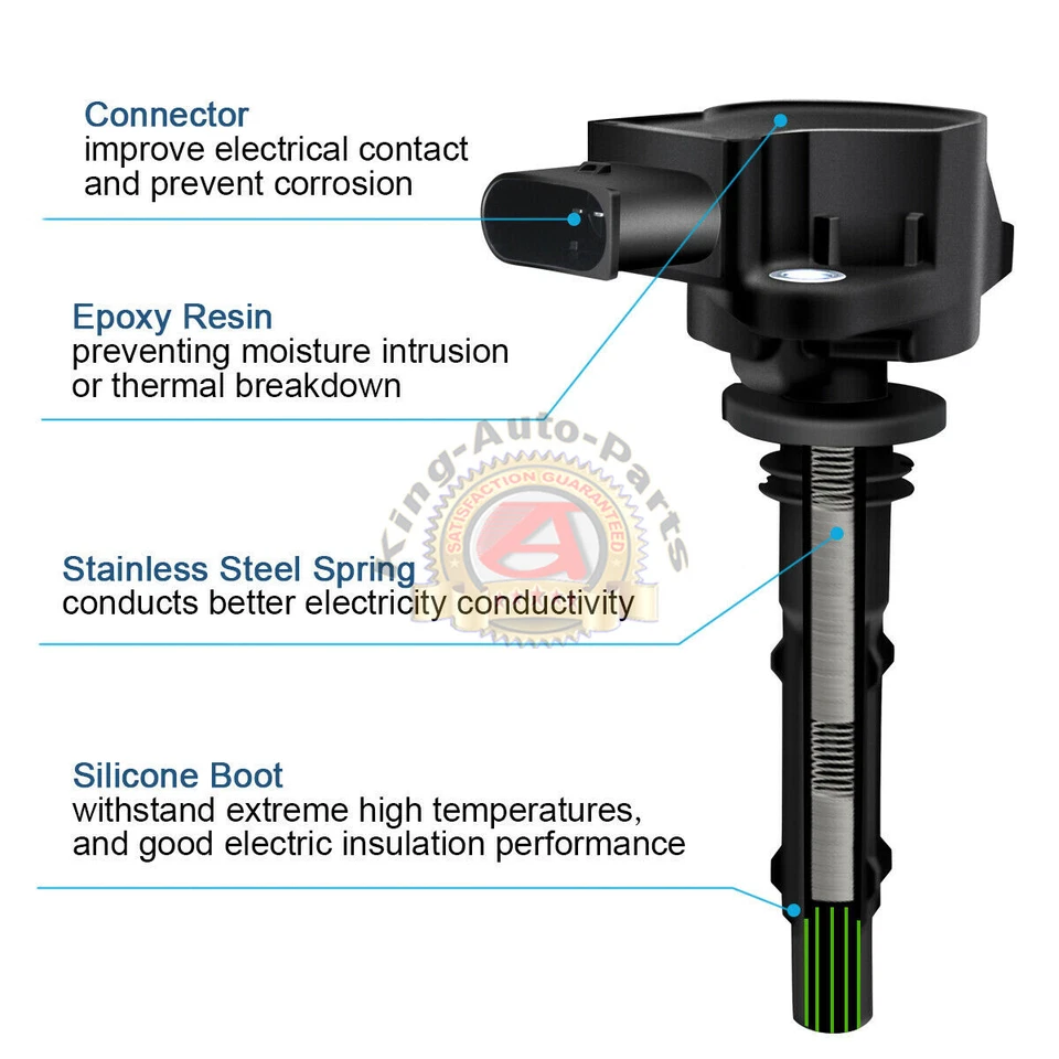 6PCS Ignition Coil for Dodge Sprinter Mercedes Benz E350 C230 3.5L C1691 UF535 Foto 3 de 4
