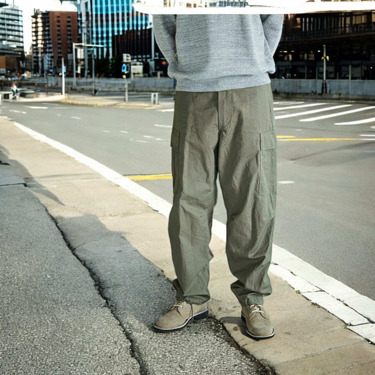 Orslow Vintage Fit 6 Pockets Cargo Pants S-XXL ARMY GREEN