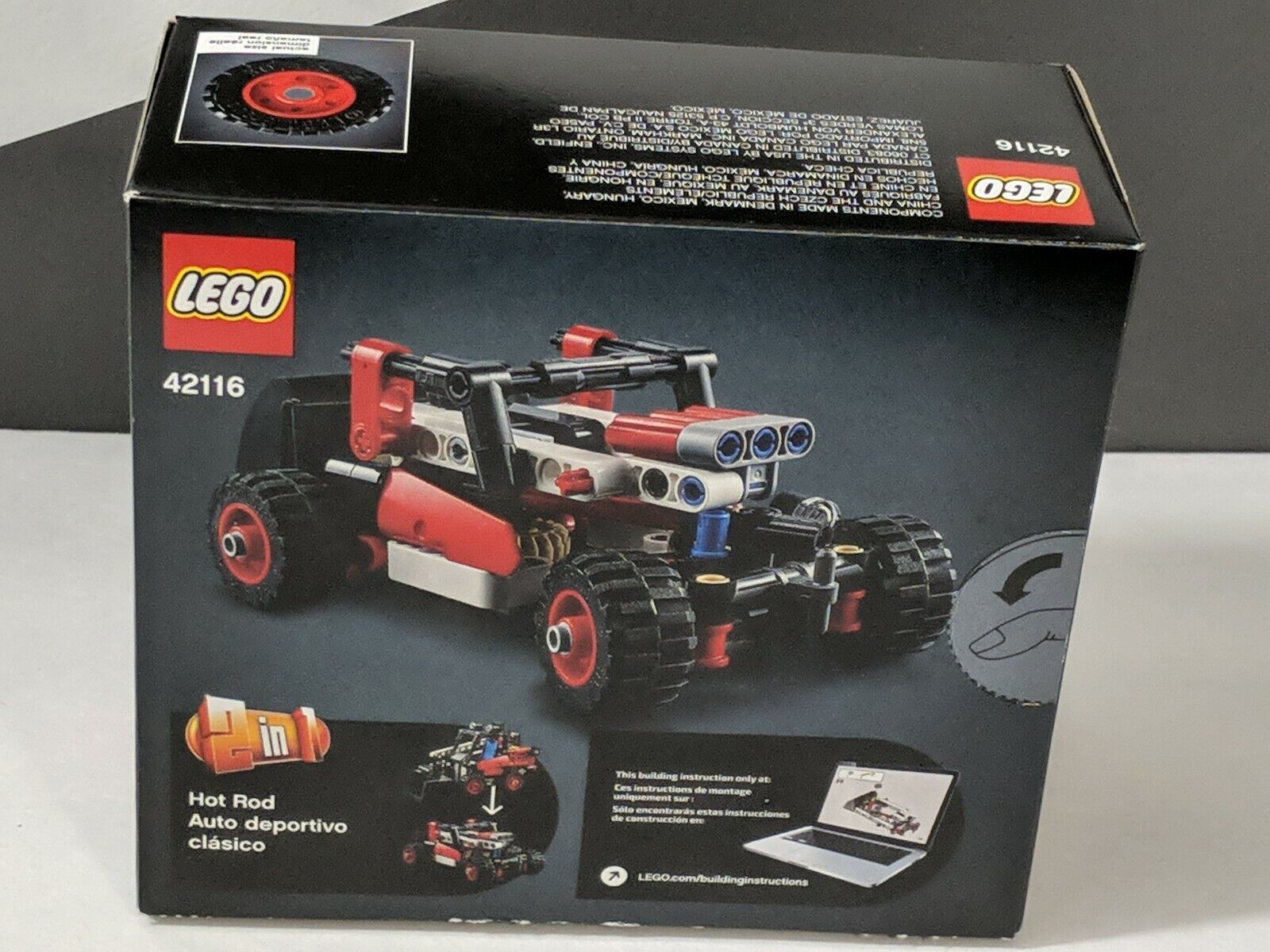 LEGO Technic Skid Steer Loader 42116 Model Building Kit Playset 140 pcs New