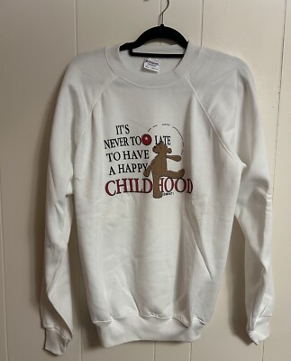 It s Never Too Late To Have A Happy Childhood 1990 Act 1 ADA Hanes Sz 46-48 XL