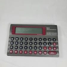 Seiko Instruments Inc. Word Power Dictionary-Thesaurus - S2, SII WP-400 WP4000