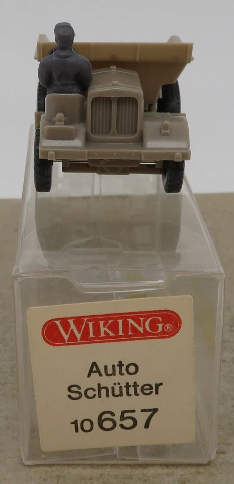 WIKING #657 Ho 1/87 Fondazioni Trattore Dumper Motore Cantiere + Conducente - Immagine 4 di 4