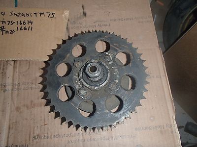 Suzuki TM 75 1975 sprocket/hub I have more parts for this bike/others