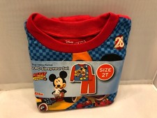 Baby Boys Sleepwear Pajama Set Mickey Mouse Flannel