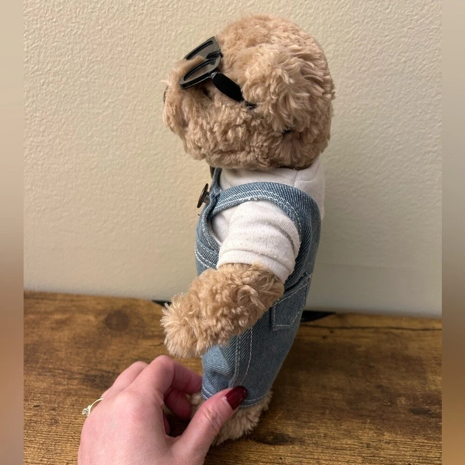 De colección Era Y2K House of Blues Edición Limitada Mono vaquero Teddy Bear gafas de sol de felpa Foto 2 de 4