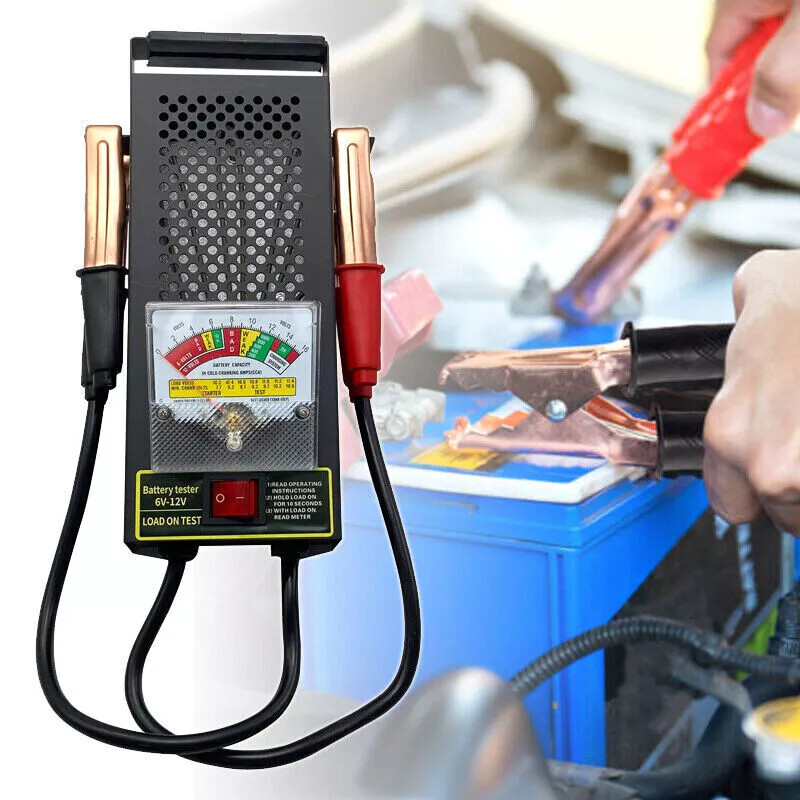 Car Battery 6V 12V Load Tester Voltmeter 100Amp Analyzer 5 Seconds Fast Test