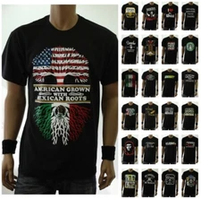 Men Mexico Graphic T-Shirt Casual  Crew Neck Mexican El Chapo Escobar El Patron 