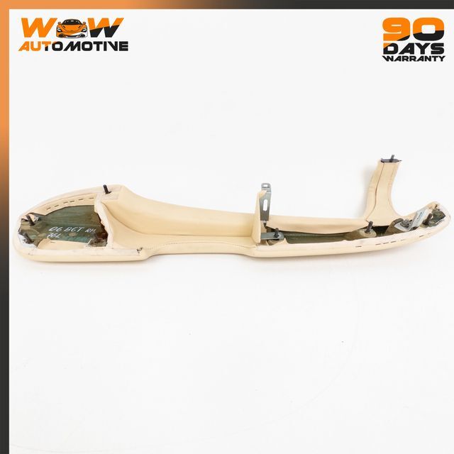 04-10 BENTLEY CONTINENTAL GT RIGHT PASSENGER DOOR ARMREST LEATHER BEIGE OEM